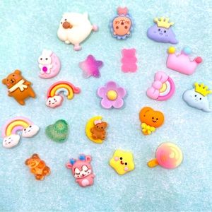 20pcs- Cartoon Kawaii 3D Stickers, Bottle/Phone/Refrigerator/laptop stickers